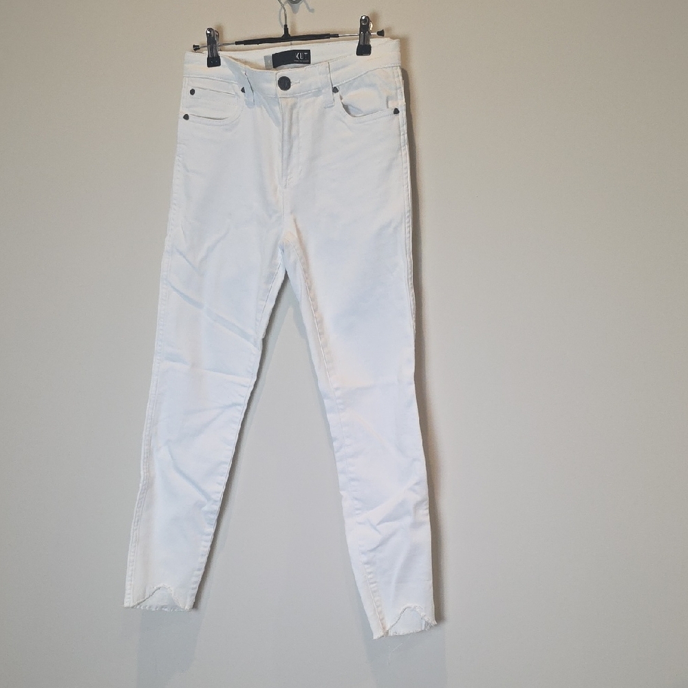 Kut from the Kloth Women's White Skinny Jeans